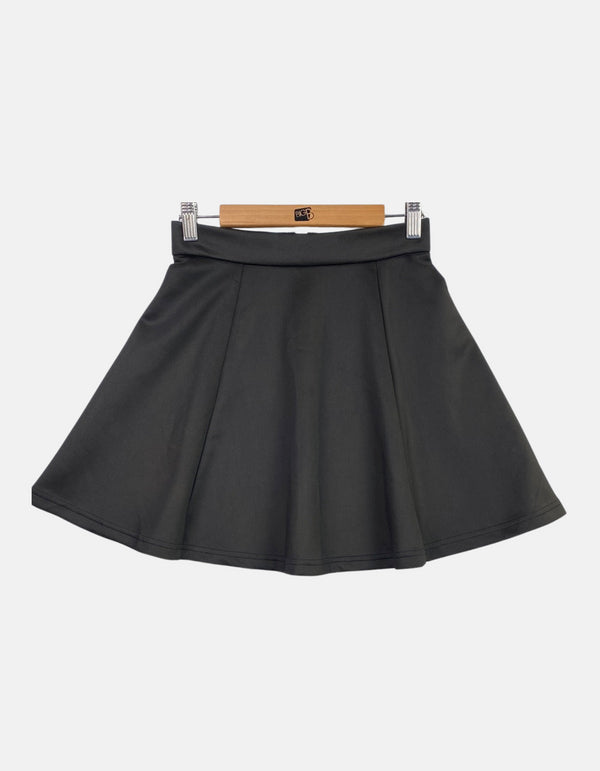 Women's Black Flared Skater Skirt
